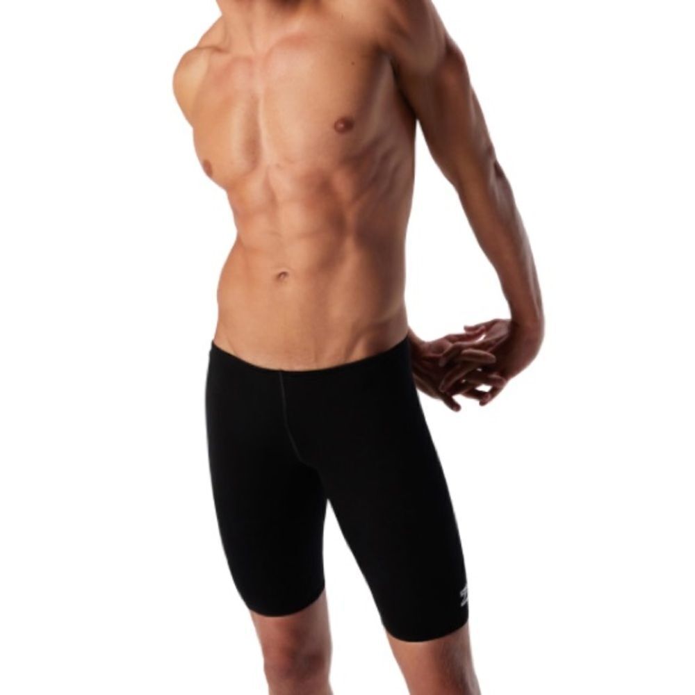 Speedo Men's Swimsuit Jammer Endurance+ Solid Black, Size 38, NWT